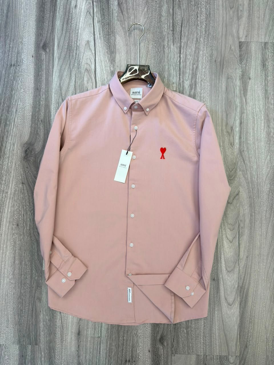 Imported Blush Pink Shirt Color Oxford Lycra Shirt