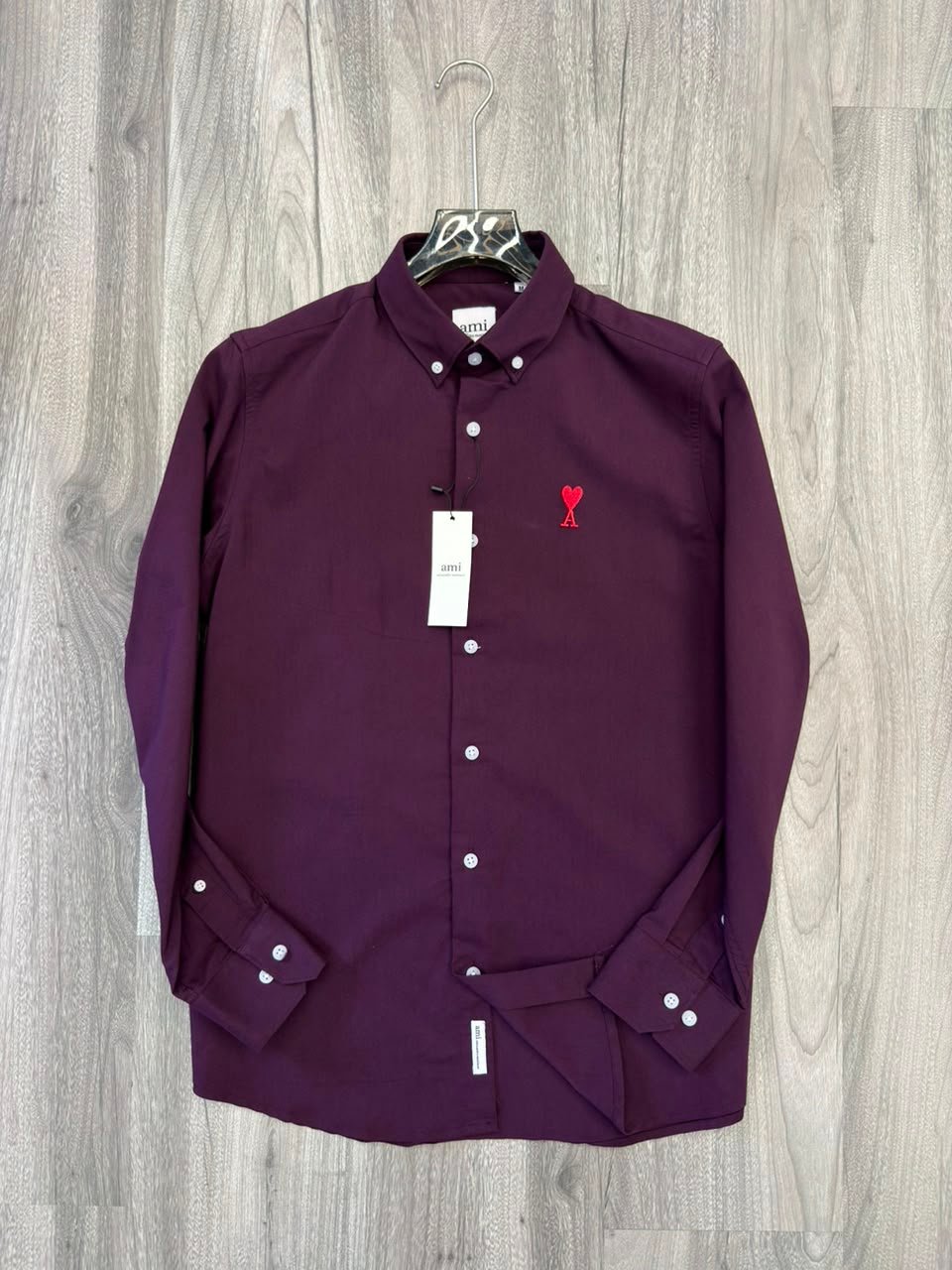 Imported Maroon Shirt Color Oxford Lycra Shirt