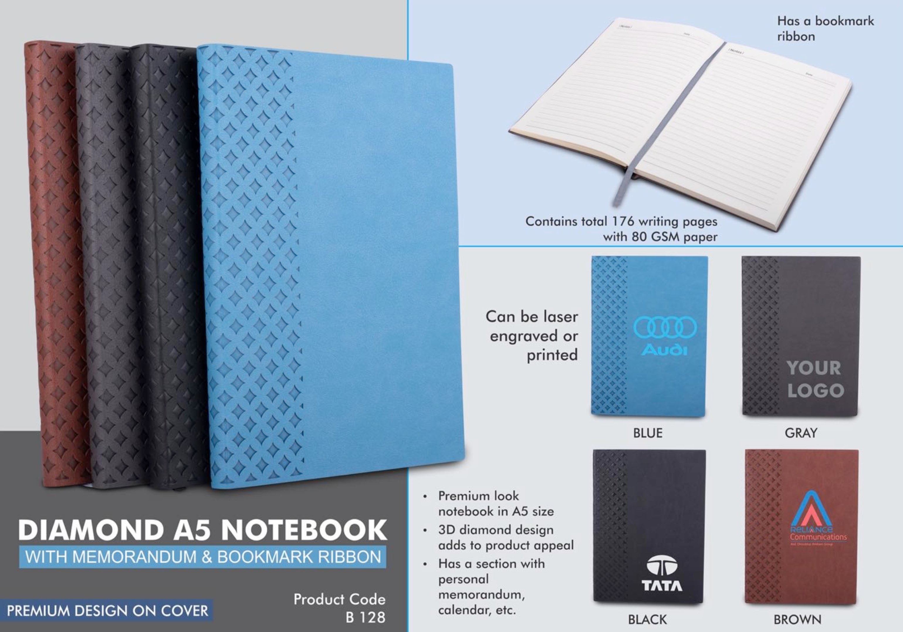DIAMOND A5 NOTEBOOK
