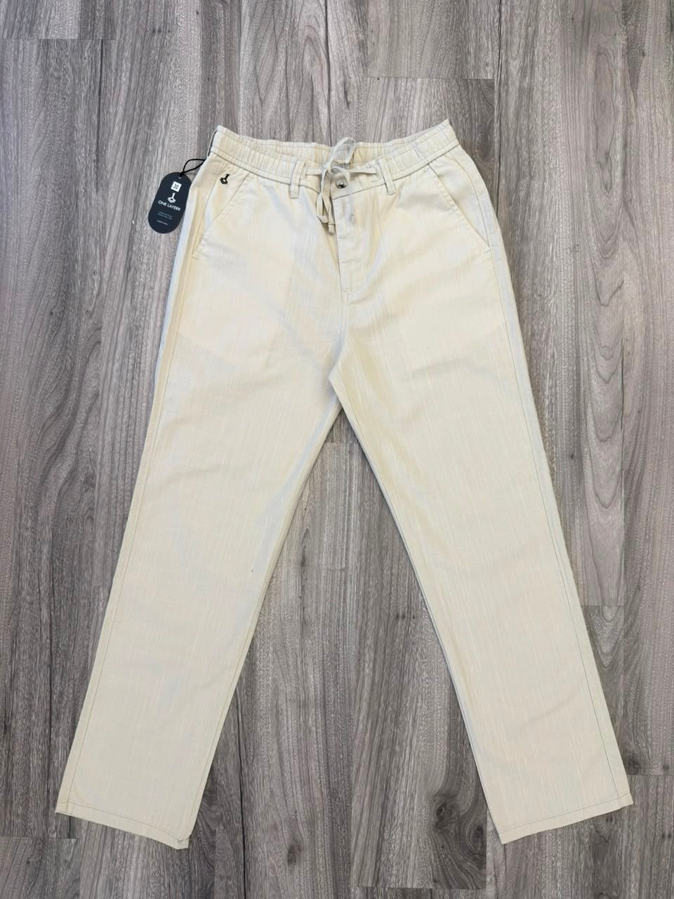 Premium Cream Linen Pant (Adithya Birla Mills Fabric)